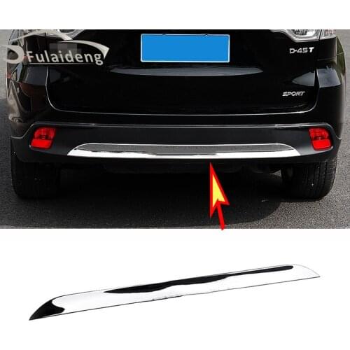 1pcs For Toyota Highlander 2015-2019 ABS Chrome Rear Bumper Cover decoration protector Trim Car Styling Accessorie