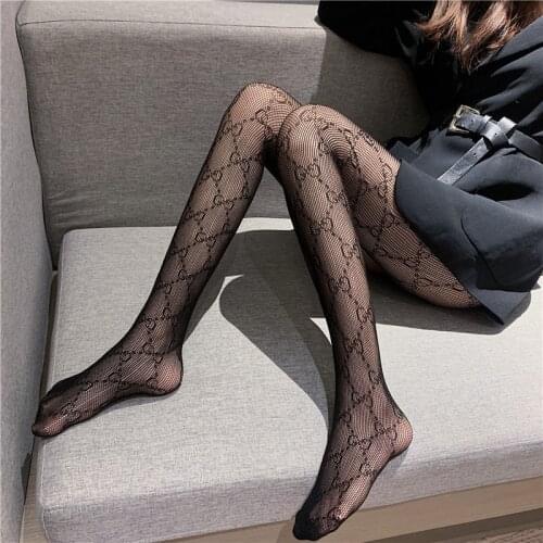 18 Styles Sexy Women Stay Up Thigh Tights Girl Stockings Transparent Mesh Floral Print Stretch Female Hosiery Fits 40-80 kg