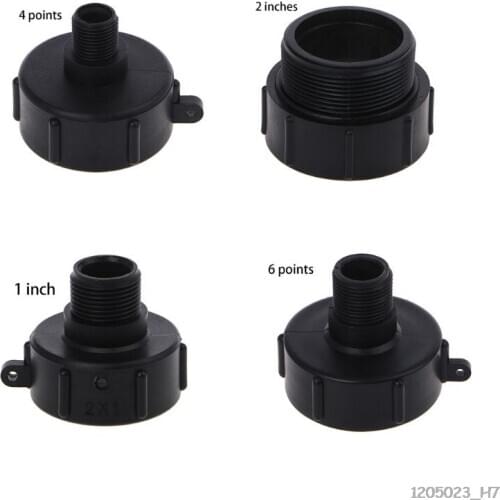 2" 1" 1/2" 3/4" IBC Tote Tank Drain Adapter Water Tank Garden Hose Fitting Tool