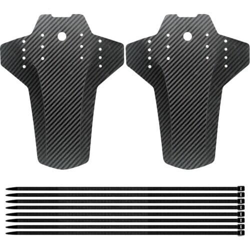 2Pcs Mountain Bike Fender, Front and Rear MTB Mud Guard, Adjustable Fenders Fits 26 Inch, 27.5 Inch, 29 Inch Size Bike