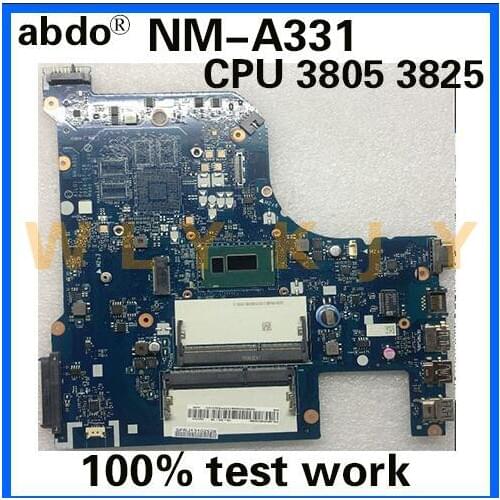 AILG1 NM-A331 for Lenovo B70-80 G70-80 Z70-80 Z70-70 G70-70 B70-70 notebook motherboard Pentium CPU 3825U 3205U 100% test work