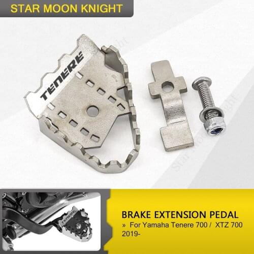 Motorcycle Accessories Brake Lever Pedal Enlarge Extension Rear Brake Peg Pad Extender FOR YAMAHA TENERE 700 Tenere700 XTZ 700