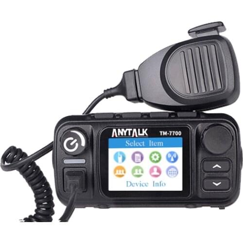 Car radio with sim card LTE 4G GPS smart network CB radio supporting Real PTT platform fixed base station PTT mobile radio