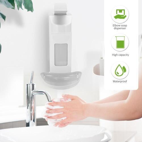 Bathroom Liquid Soap Dispenser Wall Mounted For Kitchen Plastic 500ml Shower Gel Detergent Shampoo Bottle Home Accessories L1
