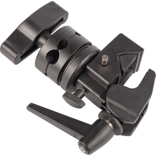 LP-035 Grip Gobo Head with Super Clamp for Light Modifier Flag Scrim Cutter cake clip reflective umbrella plate mount clip