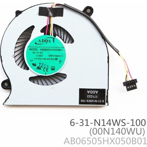 HYPERBOOK N13S N14S Cpu Cooling Fan 4Pin 6-31-N14WS-101