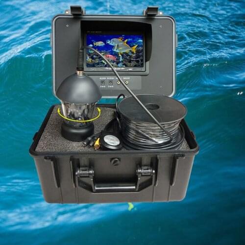 Underwater Fishing Monitoring Equiment 7inch 20m Deeply Waterproof Fish Finder Fishing Camera with 12pcs LED