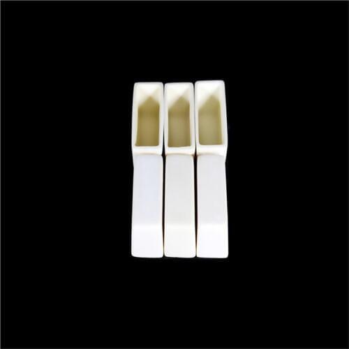 99.3% alumina crucible / 100*50*30 / Rectangular corundum crucible / Al2O3 ceramic crucible / Sintered crucible