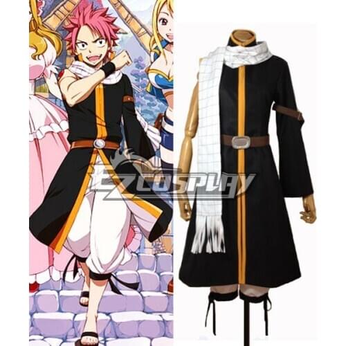 Japanese Anime Outfit Fairy Tail Natsu Dragneel New Cosplay Costume E001