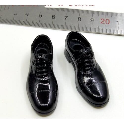 Alert Line AL100033 Scale 1/6 USA Destroyer Commander Black Fashion Solid Shoes Model For Mostly 12inch Doll Action Collectable