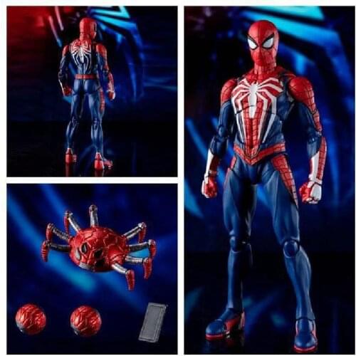 Marvel Avengers 15cm Fighting Heroes Shf Figure Spider Man The Joints Are Movable Model Deco Collectors Item Children Toy Gifts