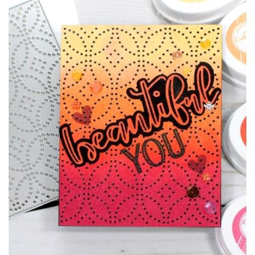 Mmao Crafts Metal Steel Cutting Dies New Round hole frame Stencil For DIY Scrapbooking Paper/photo Cards Embossing Dies