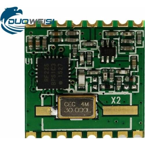 RFM22B wireless transceiver module 20dBm frequency / 433/868/915MHz FEM22B