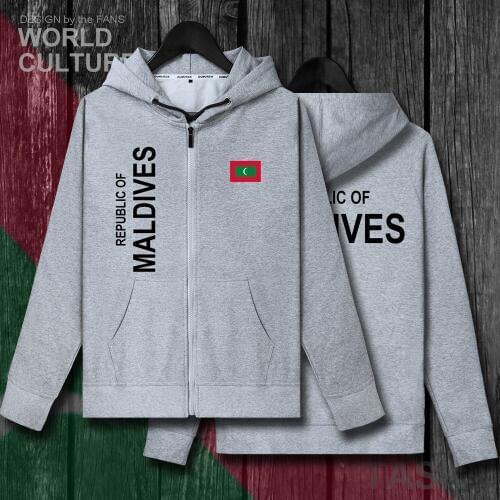 Maldives MDV Maldivian Maldivians MV mens fleeces hoodies winter jerseys coat men jackets and casual clothes nation sweatshirt