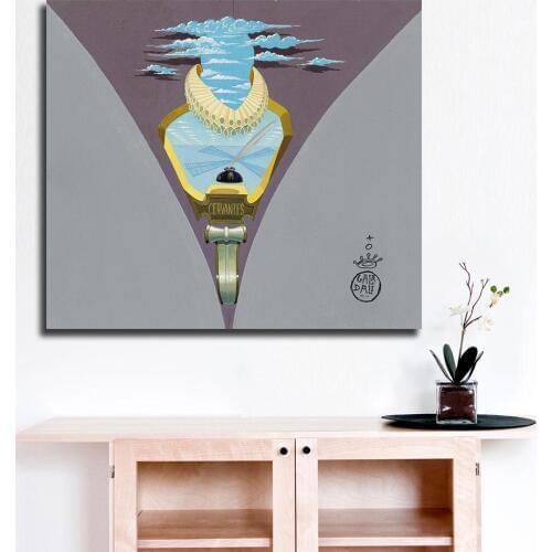 Large Size Dali Salvador Cervantes Wall Art Paintings Picture Painting Canvas Print Home Decor Print Painting Unframed