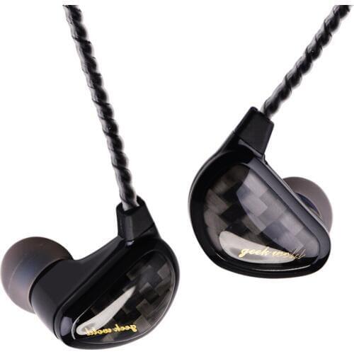 Geek Wold GK3 3 Dynamic Drivers 3DD HiFi Audiophile Monitor DJ Studio MP3 Stereo In-ear Earphones IEMS Earbuds