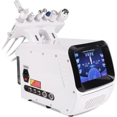 Newest oxygen jet hot cold hammer rf ems dermabrasion hydrogen facial machine