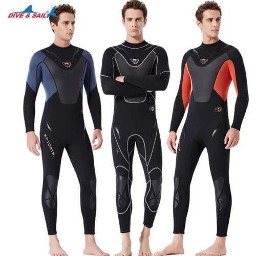 New Men 3mm Neoprene Wetsuit Surfing Swimming Diving Suit Triathlon Wet Suit for Cold Water Scuba Snorkeling Spearfishing