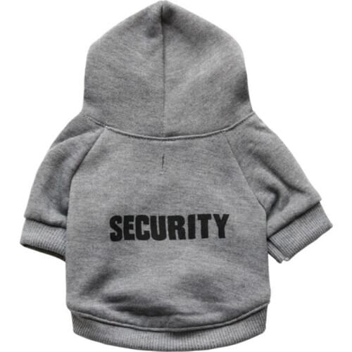 Security Cat Clothes Pet Cat Coats Jacket Hoodies for Cats Outfit Warm Pet Clothing Rabbit Animals Pet Costume for Winter Dogs