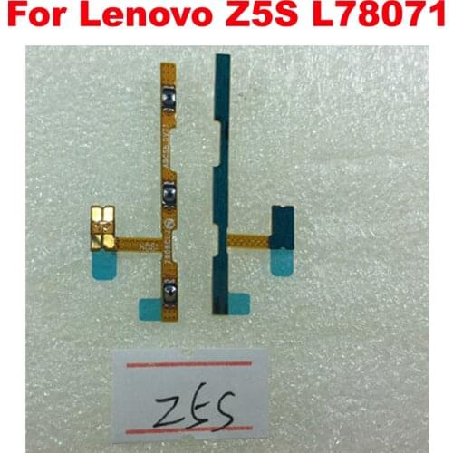 Original Power Button Volume Flex Cable Ribbon For Lenovo Z5S L78071 Volume Flex Switch on off Replacement