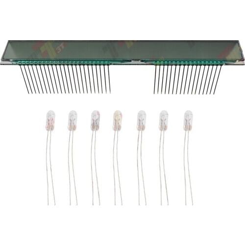 Dashboard LCD Display For Lexus SC300/SC400 Climate Control unit 92-96 with Light bulbs