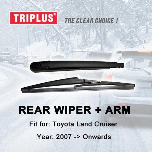 Rear Wiper Arm with Blade for Toyota Land Cruiser J150 J200 (2007-Onwards) 1pc 12" 300mm,Rear Wiper Arm & Rear Wiper Blades