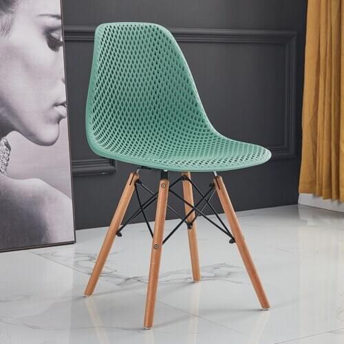 Backrest Dining Chair Living Room Furniture Household Solid Wood Creative Stool Book Desk Office Nordic Modern Simplicity