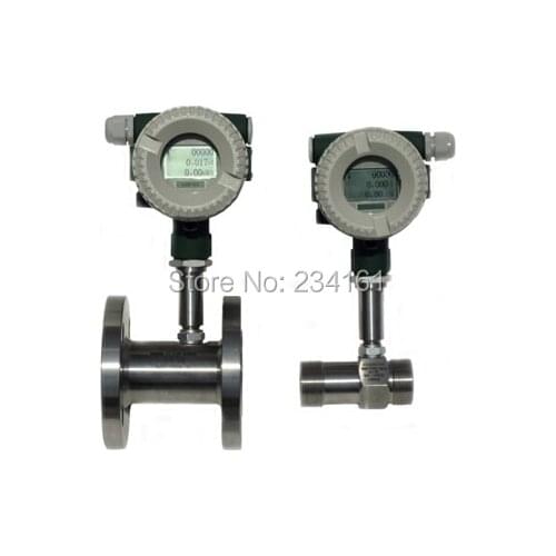 Turbine Flow Meter Gas Biogas Steam Flowmeter DN80