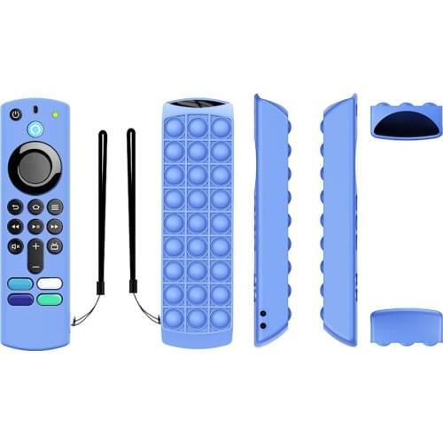 Smart TV Remote Control Protective Case Shell Silicone Remote Control Cover Case For Alexa Voice Remote (3rd Gen)