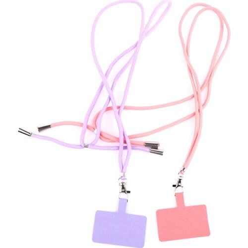 Safety Tether For All Phones And Case Combination Phone Lanyard Adjustable Comfortable Nylon Neck Lanyard Easy-Install 1pcs
