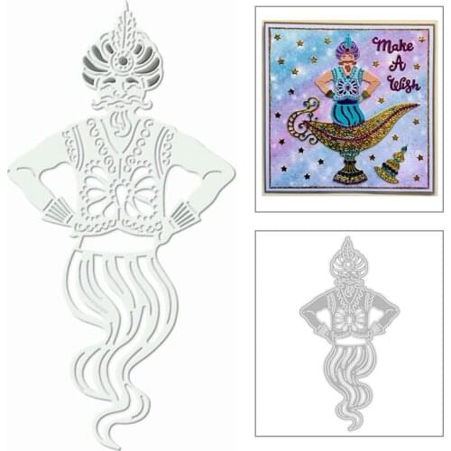 2020 New Magic Elf Lamp Metal Cutting Dies and Teapot Die Paper Cut Scrapbooking For Crafts Greeting Card Making No Stamps Sets