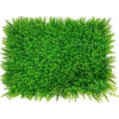 60x40cm Artificial Green Plant Lawn Carpet DIY Beautification Wall Straw Mat Family Garden Wedding Decoration Simulation Lawn