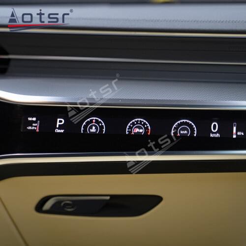 Android LCD Car Instrument Dashboard Display Head Unit GPS Navigation For Audi A4 A5 Q7 A6 A7 LCD copilot display Multimedia