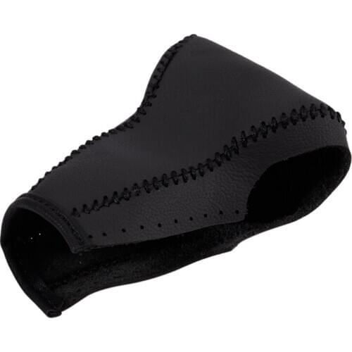 Car Gear Shift Cover, Leather Shift Lever Cover Fit for Honda 2017 CRV,Pack of 1 Piece Black Leather Cover Gear Shifter Knob