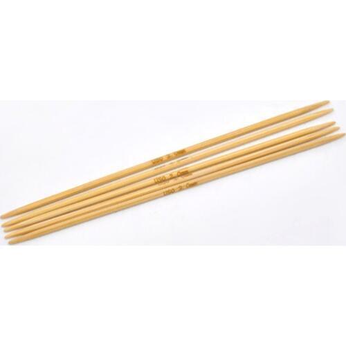 DoreenBeads 13cm Long Bamboo DP Knitting Needle Sweater Scarf Hat Sewing Tools ( US Size 0-2.0mm ) 5PCs/Set