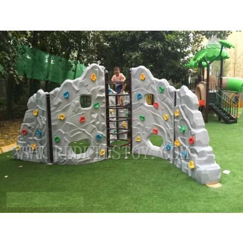 Exported to Russia Rock Climbing High Quality Kids Plastic Climbing Facility HZ-70214e