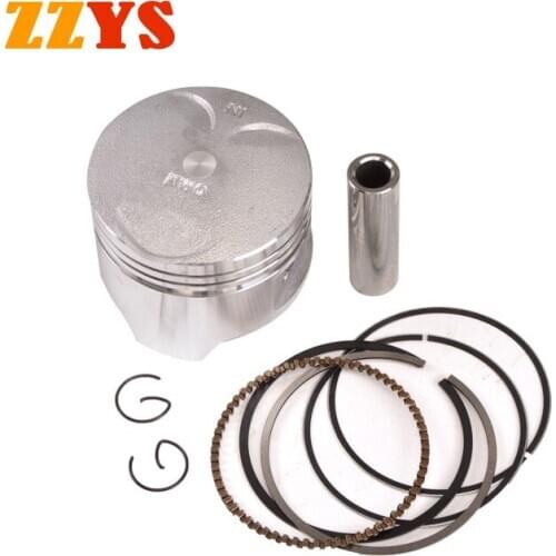 64mm 64.25mm 64.5mm STD +25 +50 +0.25 +0.5 400cc Motorcycle Engine Piston and Ring Kit For Honda KWO Steed 400 BROS 400
