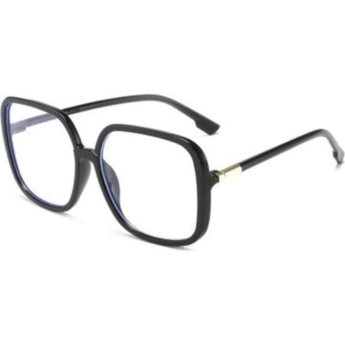 Big Frame Square Anti-blue Light Glasses Frame Oversized Computer Eyewear Frame For Women&Men Square Optical Glasses Eyeglasses