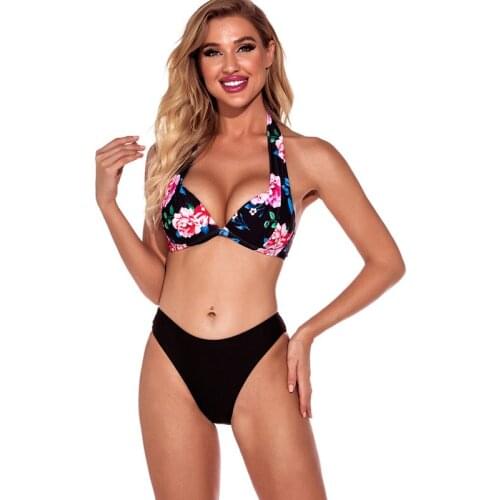 Summer Women Sexy Bandage Brazilian Bikini Sets Top Thong Bottom Set Beach Push-up Swimwear Ladies Lace Up Swimsuit Beachwear