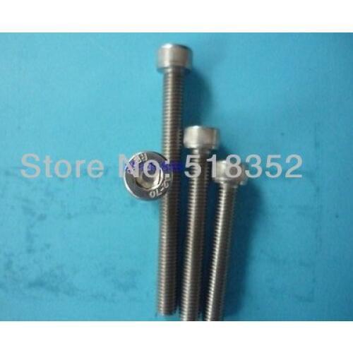 M5 x 6/ 8/ 10/ 12/ 16mm DOUBLE SHENG 304 Stainless Steel Screw with Cylinder Head Inner Hexagon for EDM Machine Accessaries