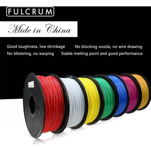 PLA 3D Printer and 3D Pen Filament Fulcrum PLA/PETG/TPLA 1.75mm/1KG 340M /many colors/ from RUSSIA