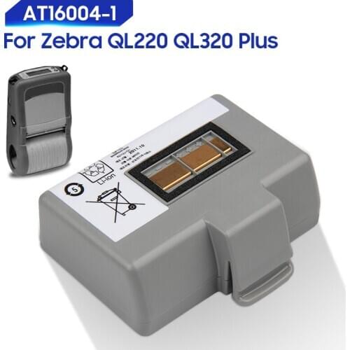 Original Replacement Battery For Zebra QL220 QL320 Plus QL320+ QL220+ AT16004-1 Genuine Battery 1900mAh