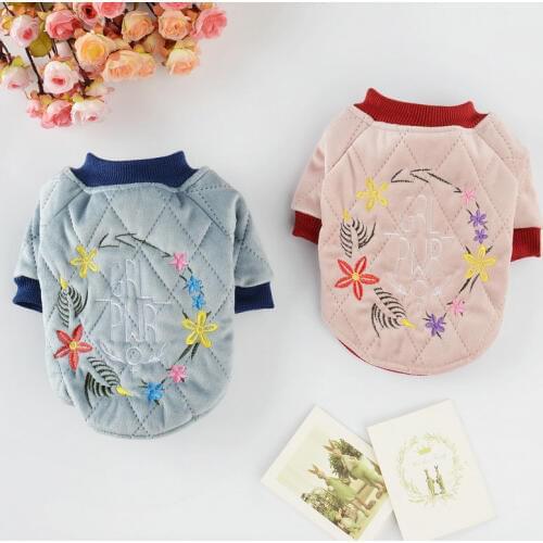 Autumn Winter Dog Coat Solid Pet Dog Jacket Clothing for Small Dogs Puppy Costume Pug Dogs Clothes French Bulldog