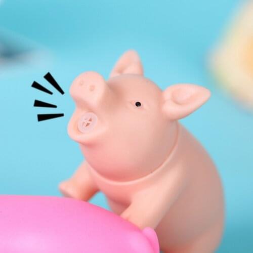 Pig Simulated Squeak Tackle Toy High Quality Screaming dog kids Toys Cute Shriek Pet Playing Interactive Tools Dog IQ Improving