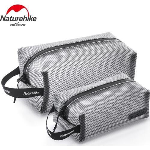 Naturehike Waterproof Storage Bag Wash Bag Multi Purpose TPU Bag Business Travel Cold Resistance Heat Resistance Grid Fabric