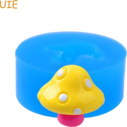 VYL066U 16.6mm Mushroom Silicone Mold - Vegetable Mold Fondant, Sugarcraft, Cookie Biscuit, Chocolate, Icing, Resin Clay