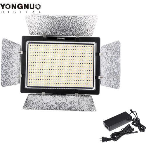 YONGNUO YN900 LED Video Light CRI Wireless DSLR LED Video Light Lamp 5500K for Canon Nikon Camcorder with AC Adapter Charger