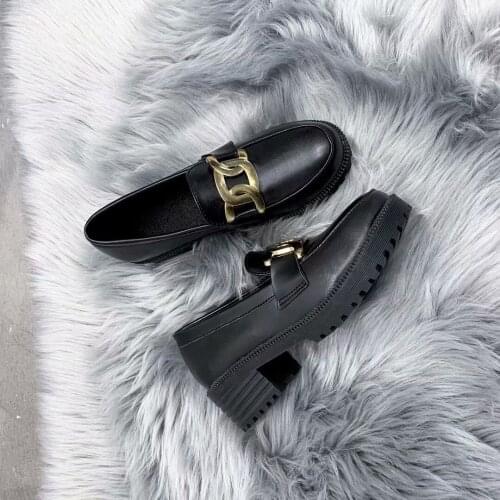 Womens Shoes Flats Loafers Ladies Fashion Leather Shoes Womens Designer Flat Ladies Shoes Woman Luxury Footwear