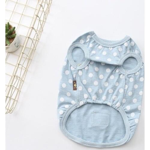 New Style Pet Vest Cotton Elastic Jacquard Dog Clothes Summer Style Cold Feeling Method Teddy Vest Clothes