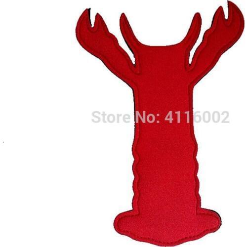 200pcs/lot Lobster Shrimp Neoprene Popsicle Holder Ice Cooler Case Ice Pop Sleeves Freezer